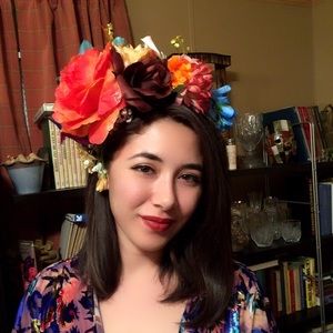 Frida inspired flower crown